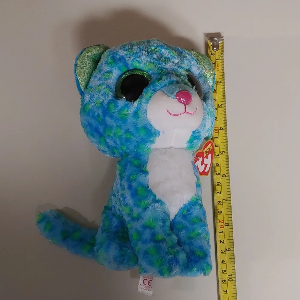 Ty 🆕 Beanie Boo's Leona The Cat Stuffed Animal Toy